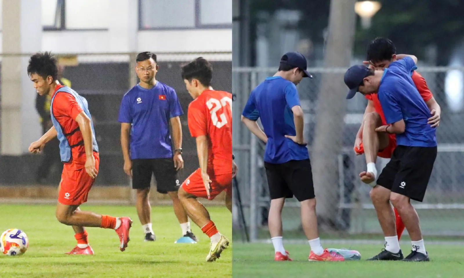 Đình Bắc bỏ dở buổi tập của U23 Việt Nam, thầy Kim lo lắng