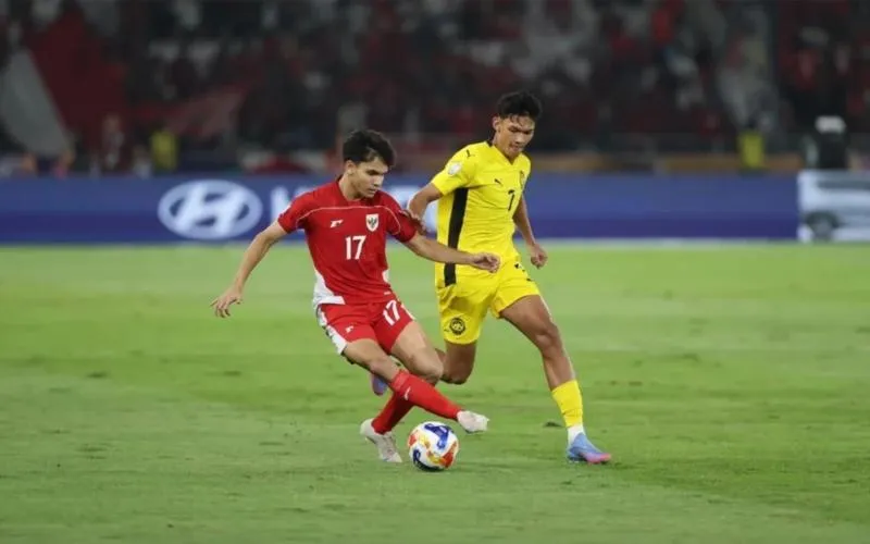 U23 Malaysia không thể giành 3 điểm trước U23 Indonesia