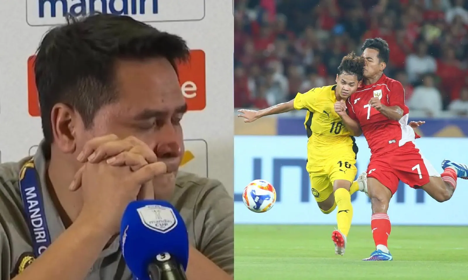 U23 Malaysia bị loại từ vòng bảng, HLV bật khóc