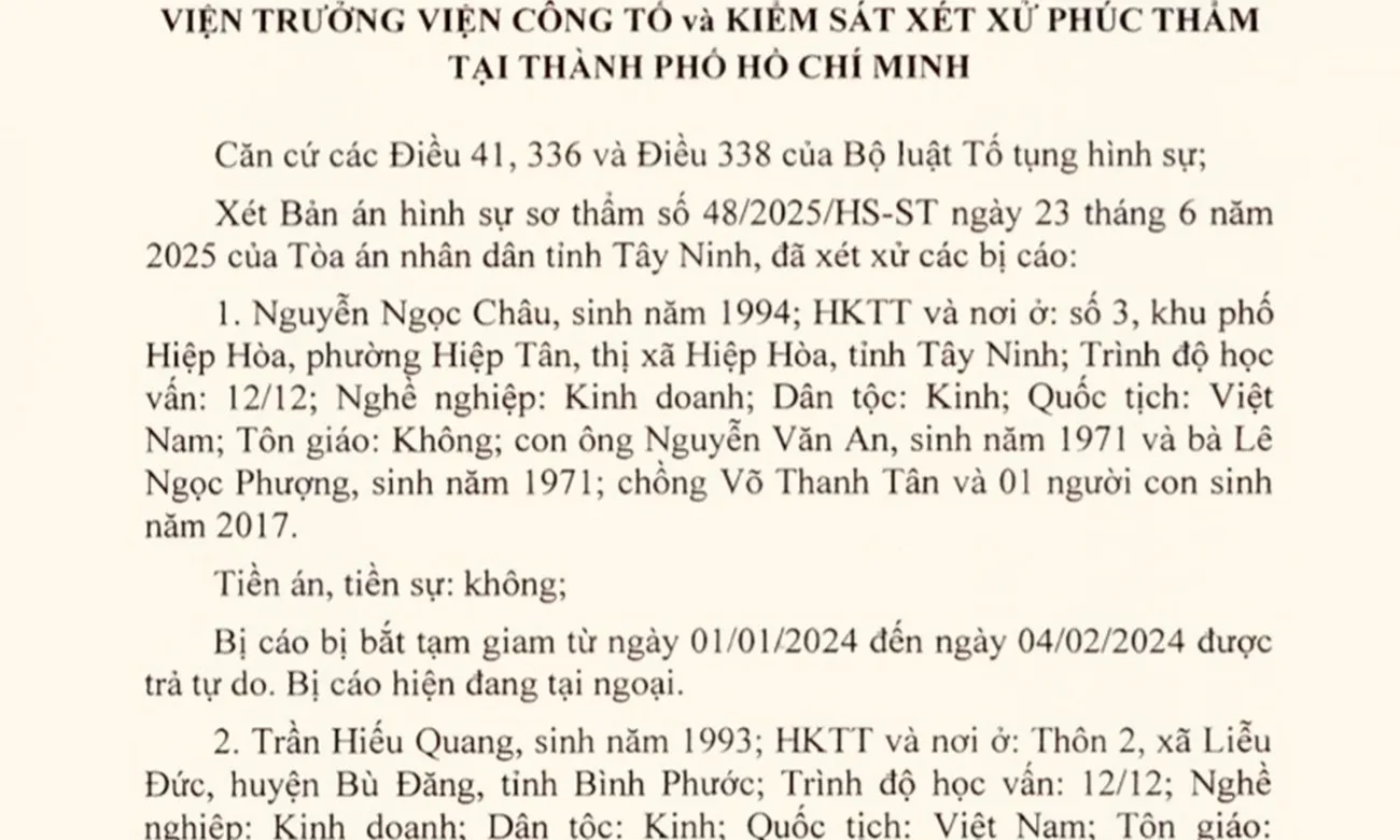 Vụ vận chuyển 234 triệu USD: Viện kiểm sát hai cấp cùng kháng nghị tăng hình phạt