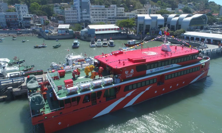 Tạm ngưng dịch vụ tuyến tàu cao tốc Vũng Tàu - Côn Đảo do thời tiết xấu