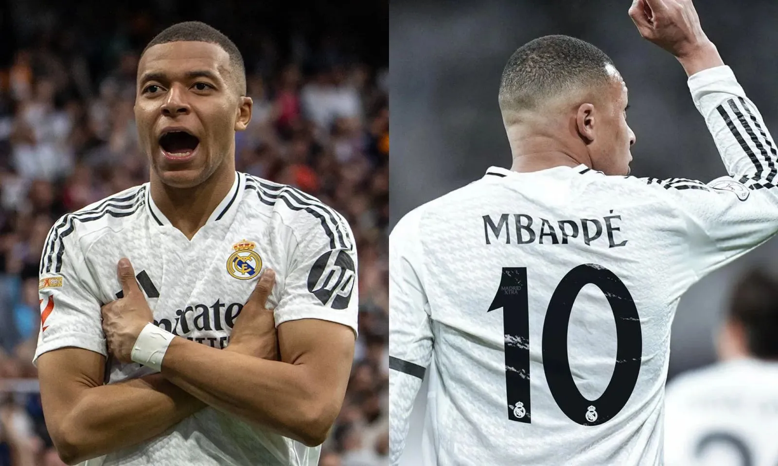 Kylian Mbappe đổi số áo tại Real Madrid