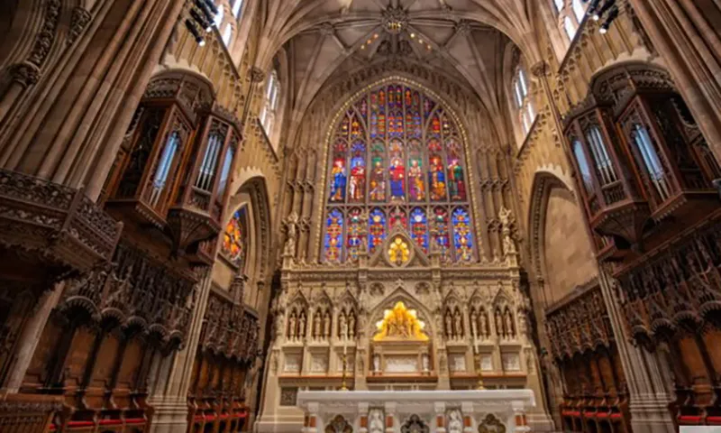 Nhà thờ Trinity được hình thành từ kiến trúc Phục hưng Gothic tuyệt đẹp  Getty Images 