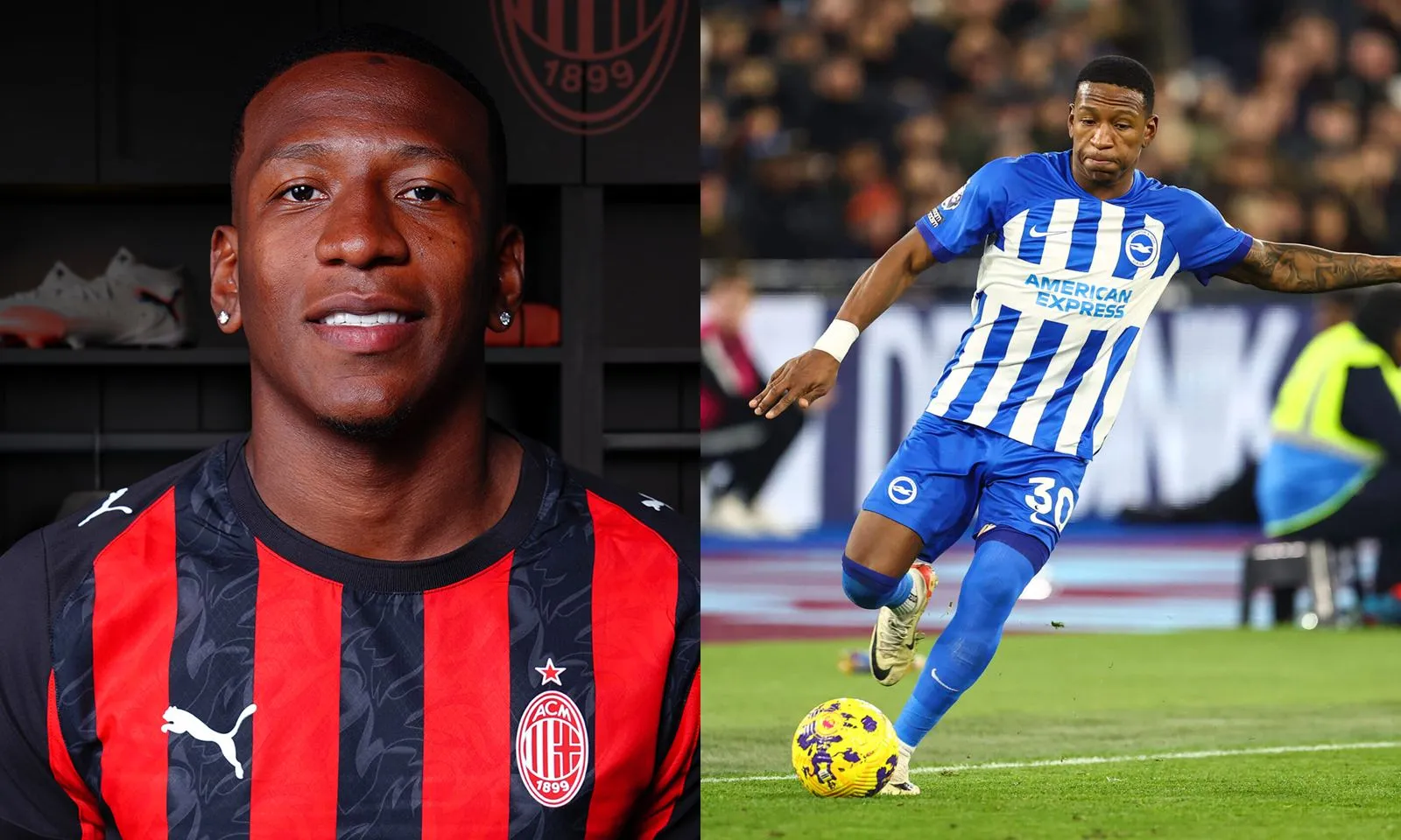 Hậu vệ cánh trái xuất sắc Ngoại hạng Anh gia nhập AC Milan