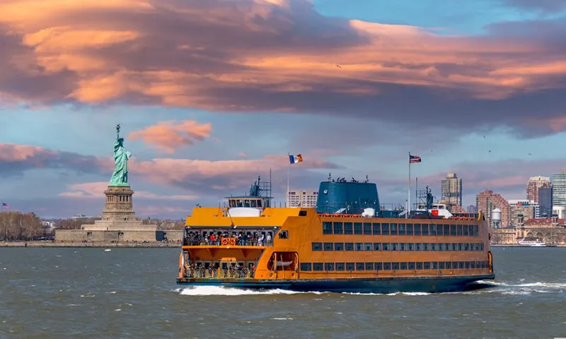 Phà Staten Island không tốn một xu nào Ảnh Getty Images