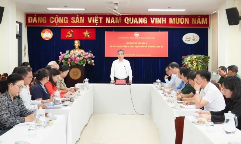 TPHCM hỗ trợ các tỉnh thiệt hại do bão Wipha