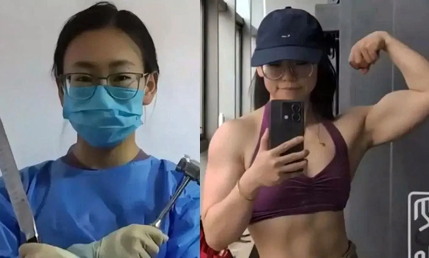 Nữ bác sĩ pháp y cơ bắp gây sốt tại Trung Quốc