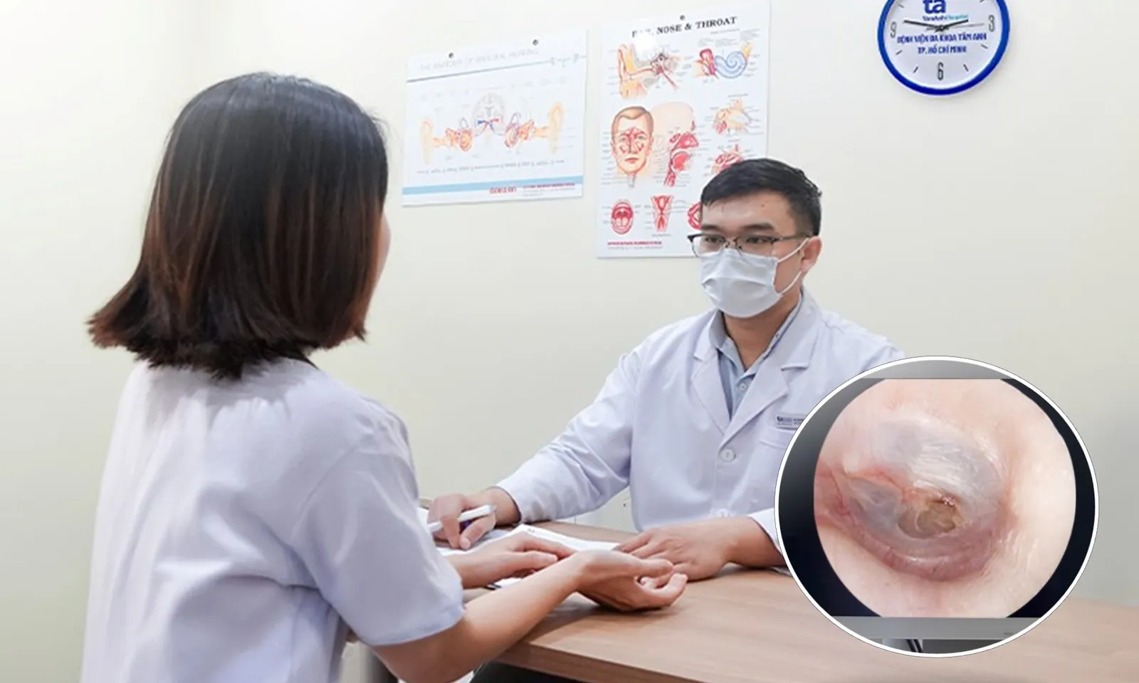 Thủng màng nhĩ khi lặn biển ngắm san hô