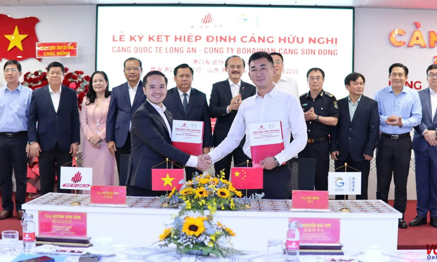 Cảng quốc tế Long An ký kết hợp tác chiến lược với đối tác Trung Quốc, tăng cường kết nối hàng hải