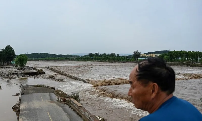 bão lũ lụt Trung Quốc