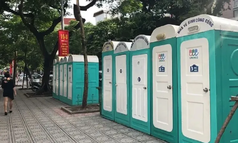 Hà Nội lắp đặt hơn 600 nhà vệ sinh lưu động phục vụ dịp Quốc khánh 2/9