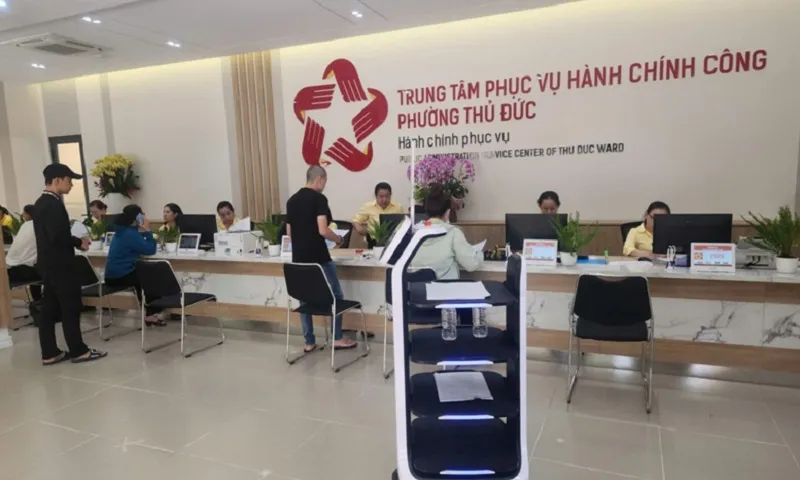 chính quyền hai cấp phường Thủ Đức Trung tâm phục vụ hành chính công