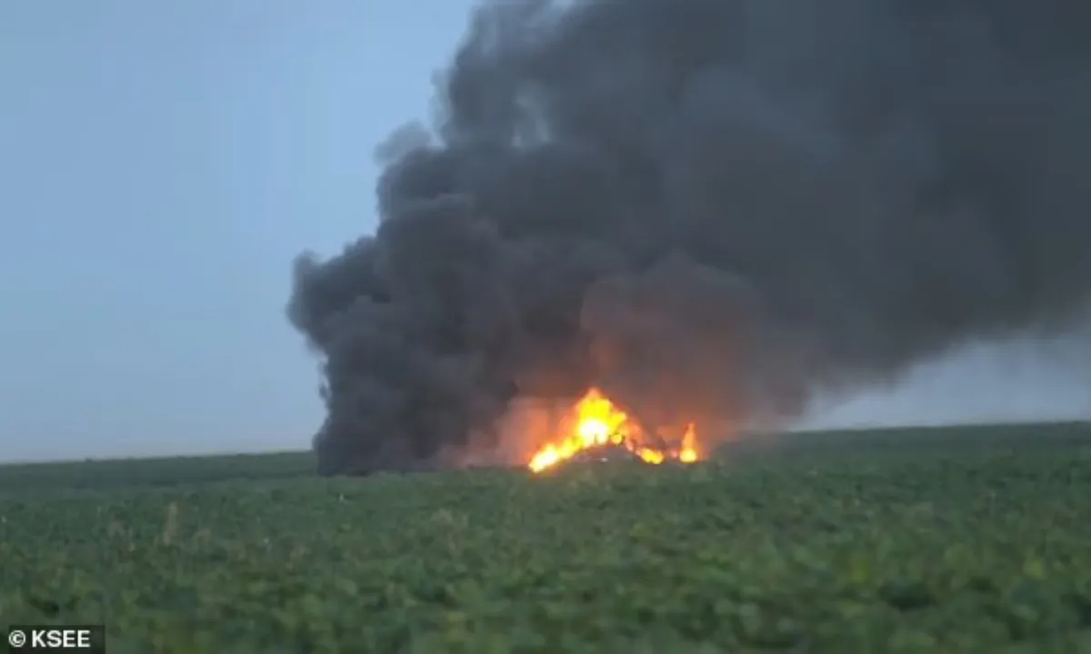 Máy bay chiến đấu F-35C trị giá 100 triệu USD rơi tại Mỹ