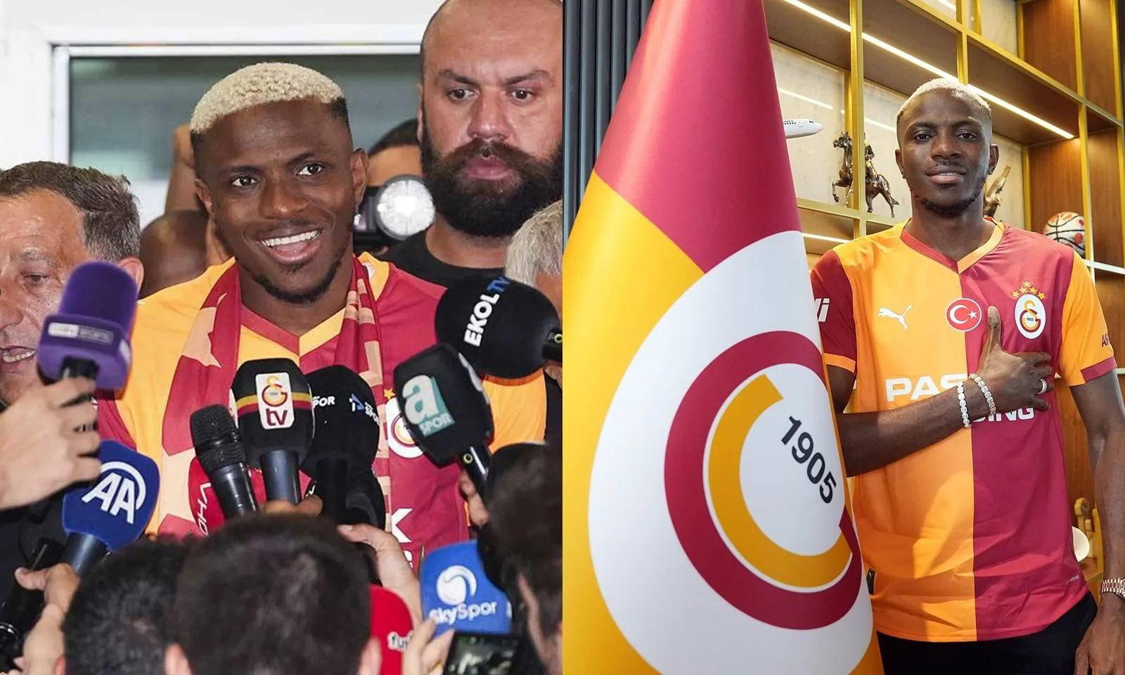 Osimhen chính thức gia nhập Galatasaray với giá kỷ lục