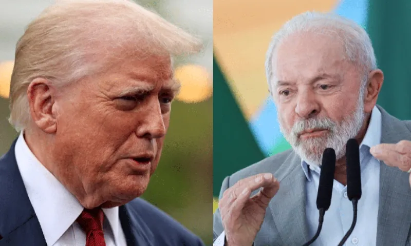 Căng thẳng thuế quan: Ông Trump sẵn sàng điện đàm với Tổng thống Brazil
