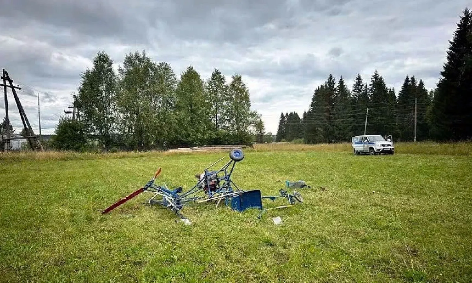 Cụ ông 88 tuổi thiệt mạng khi thử nghiệm trực thăng tự chế 