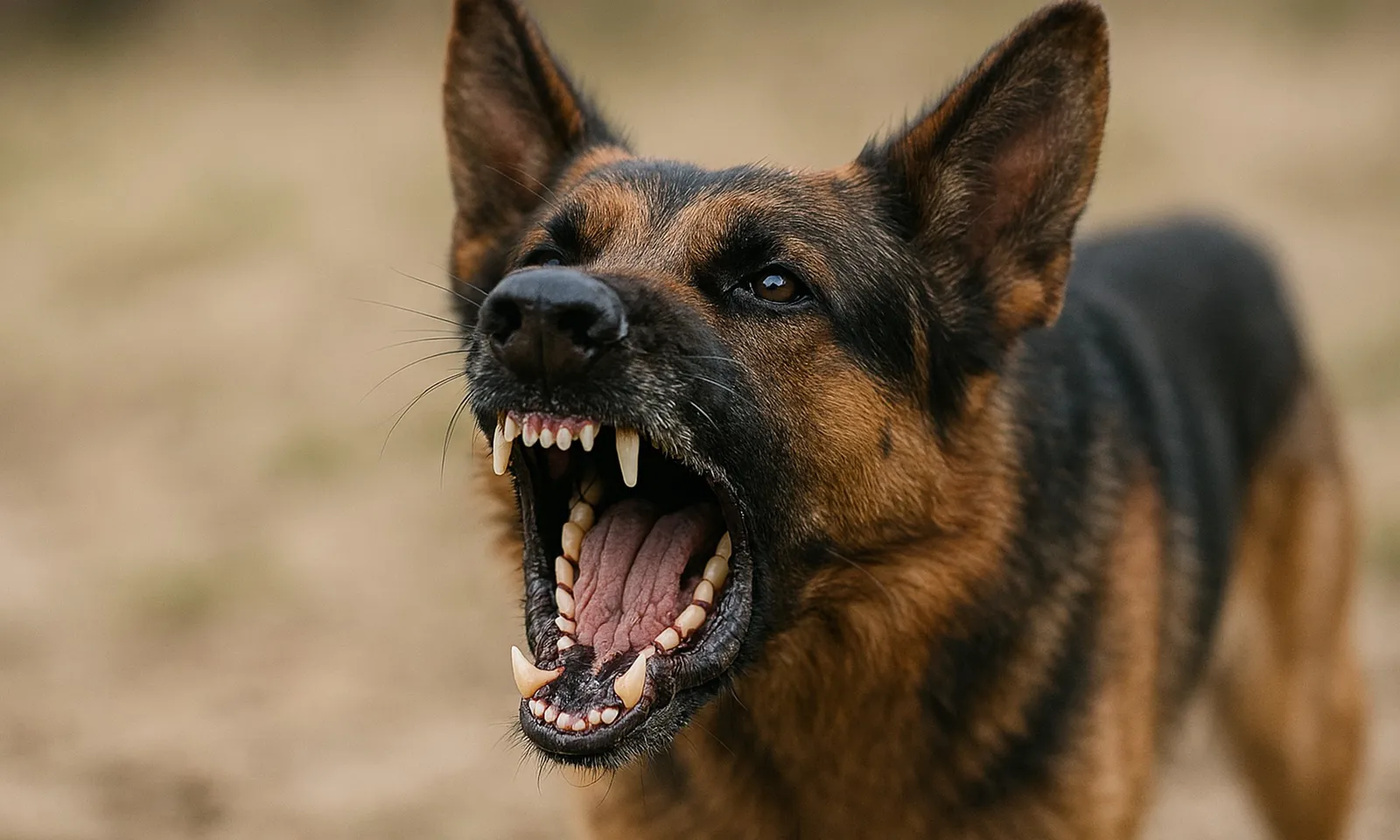 Người đàn ông bị chó cắn rách mi mắt