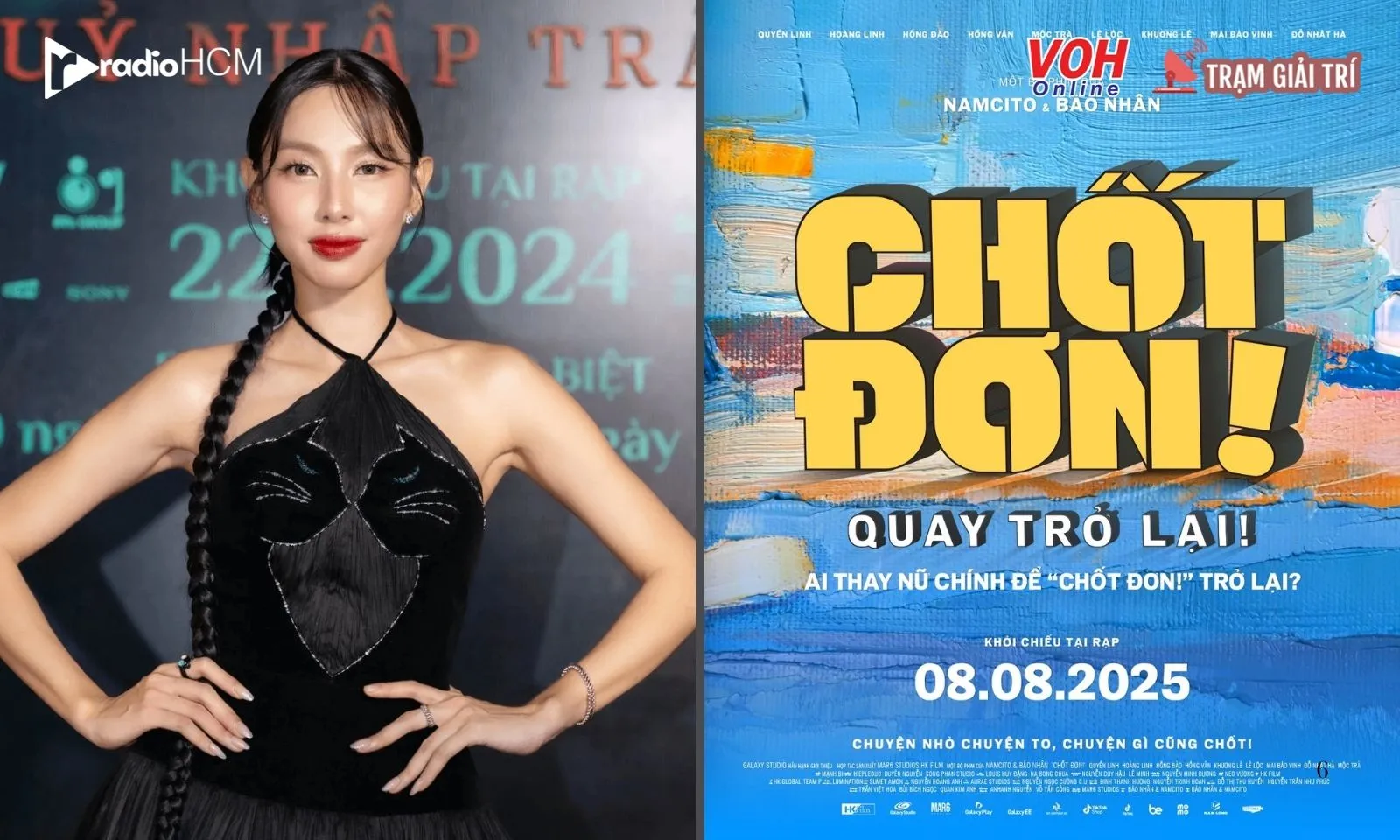 Thuỳ Tiên tự đền hợp đồng phim Chốt Đơn, công ty quản lý không chịu bất cứ trách nhiệm nào?