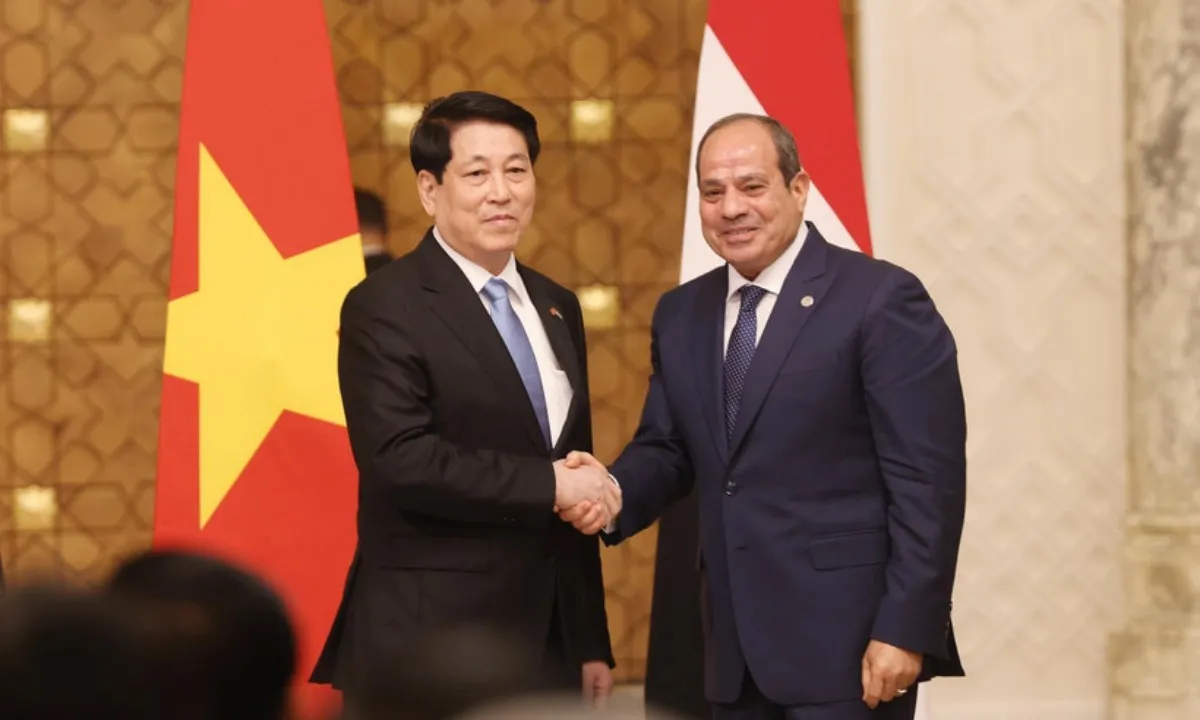 Việt Nam - Ai Cập nâng cấp quan hệ lên Đối tác Toàn diện