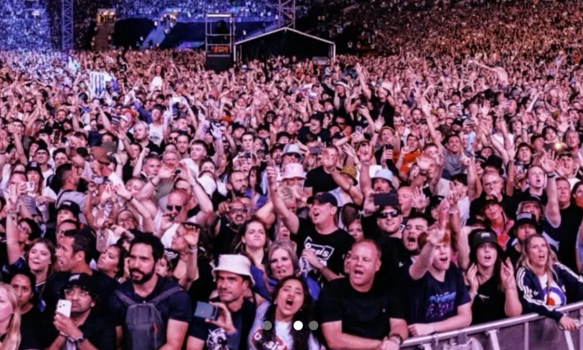 Cái chết thương tâm của người đàn ông tại buổi hòa nhạc của ban nhạc huyền thoại Oasis