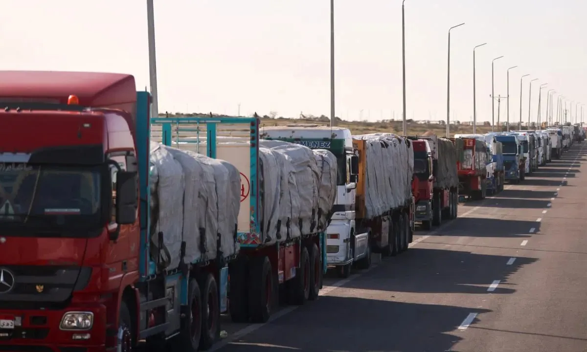 Jordan cáo buộc người định cư Israel tấn công đoàn xe cứu trợ đến Gaza