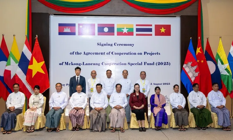 Myanmar và Trung Quốc ký kết 14 dự án hợp tác trong khuôn khổ Quỹ Hợp tác Mekong-Lan Thương