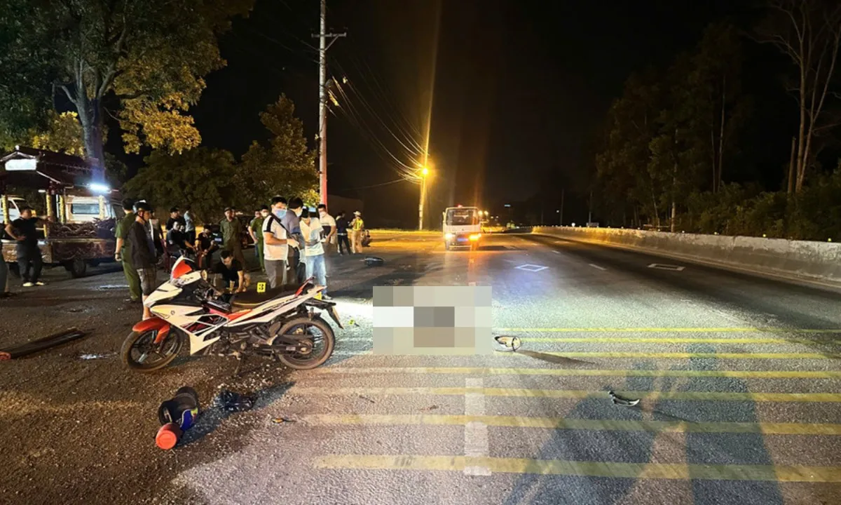 Va chạm giữa ôtô và xe máy, một người tử vong tại chỗ