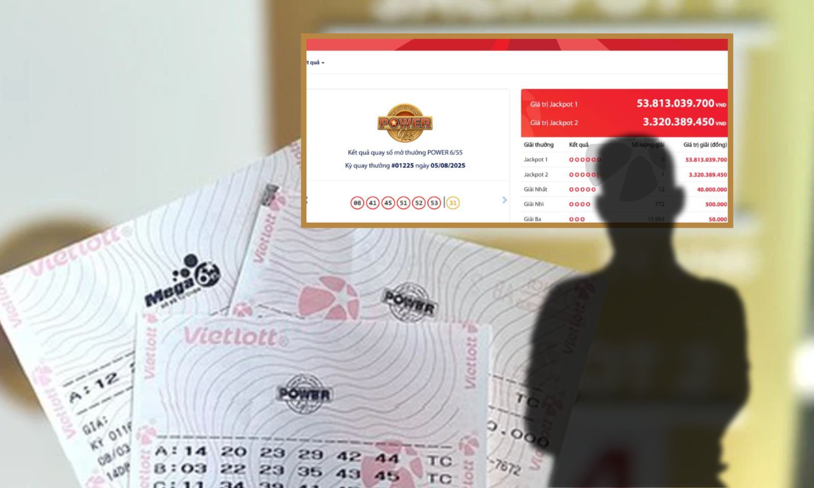 Vietlott tìm thấy vé số trúng độc đắc hơn 3,3 tỷ đồng