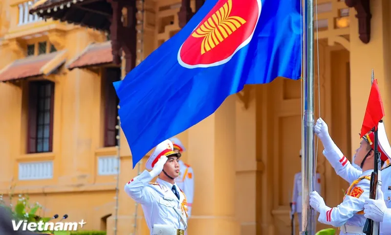 Việt Nam tổ chức Lễ thượng cờ kỷ niệm 58 năm thành lập ASEAN