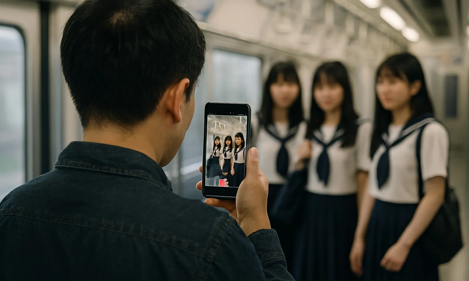 Xử lý hiệu trưởng trường trung học quay lén dưới váy phụ nữ trên tàu điện ngầm