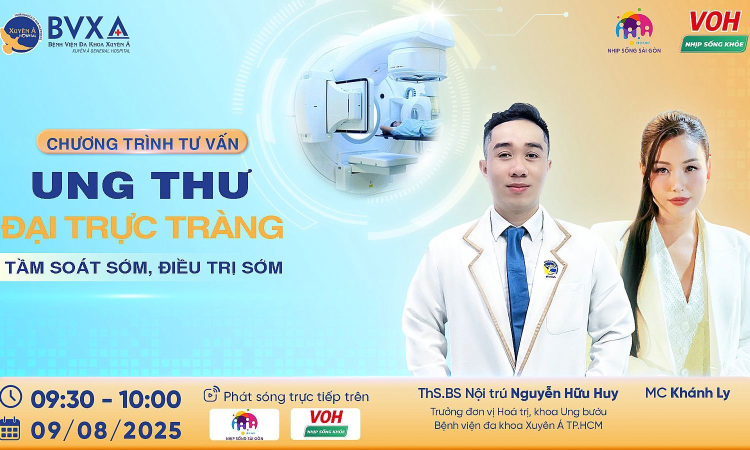 [Livestream] &quot;UNG THƯ ĐẠI TRỰC TRÀNG - TẦM SOÁT SỚM, ĐIỀU TRỊ SỚM&quot; 