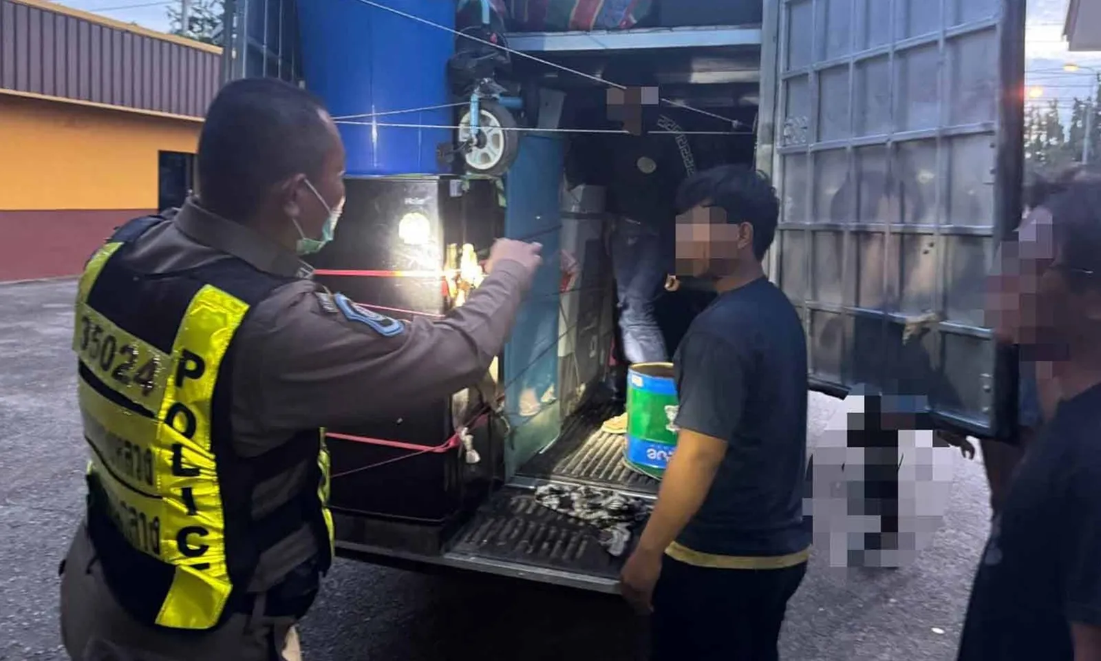 Thái Lan: Bắt giữ một tài xế buôn người Campuchia