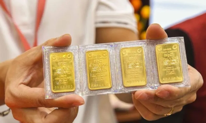 Giá vàng trong nước giảm mạnh 