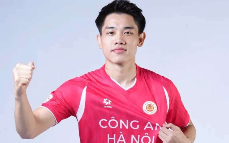 Nguyễn Đình Bắc liên tục ghi bàn từ U23 Việt Nam đến CLB Công An Hà Nội (Ảnh: CLB CAHN)