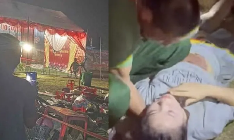  Lào Cai: Ô tô lao vào hội diễn văn nghệ, một trẻ em tử vong 