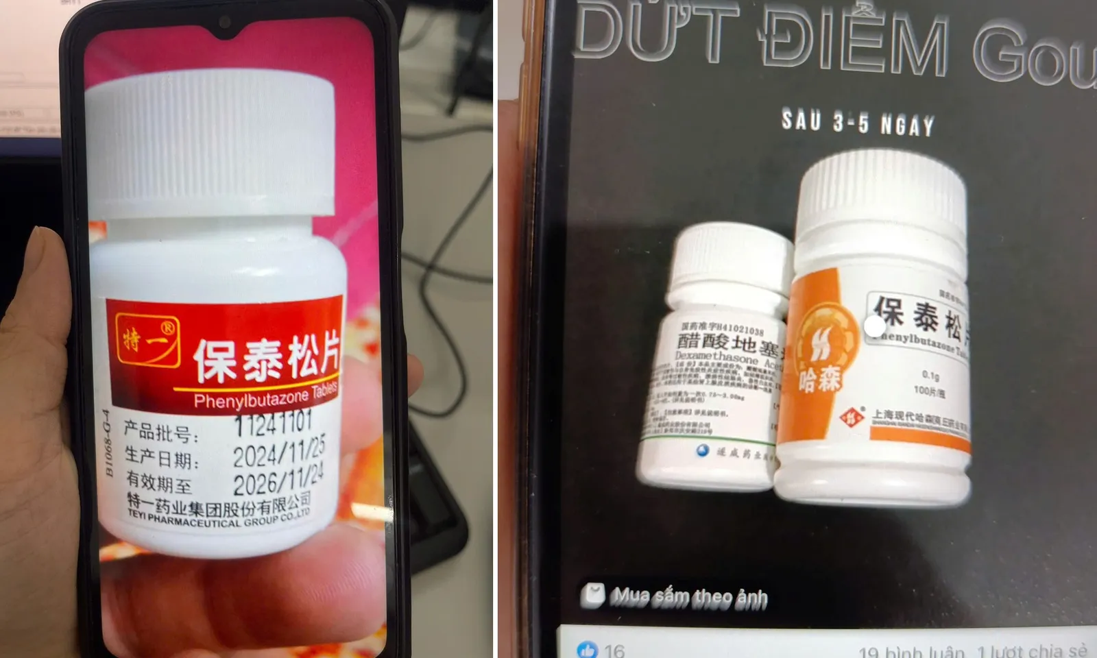 Nhiều người dị ứng nặng vì tự ý dùng thuốc trị đau khớp mua trên mạng