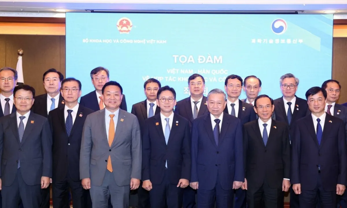 Tổng Bí thư: Khoa học công nghệ là trụ cột hợp tác quan trọng Việt Nam-Hàn Quốc