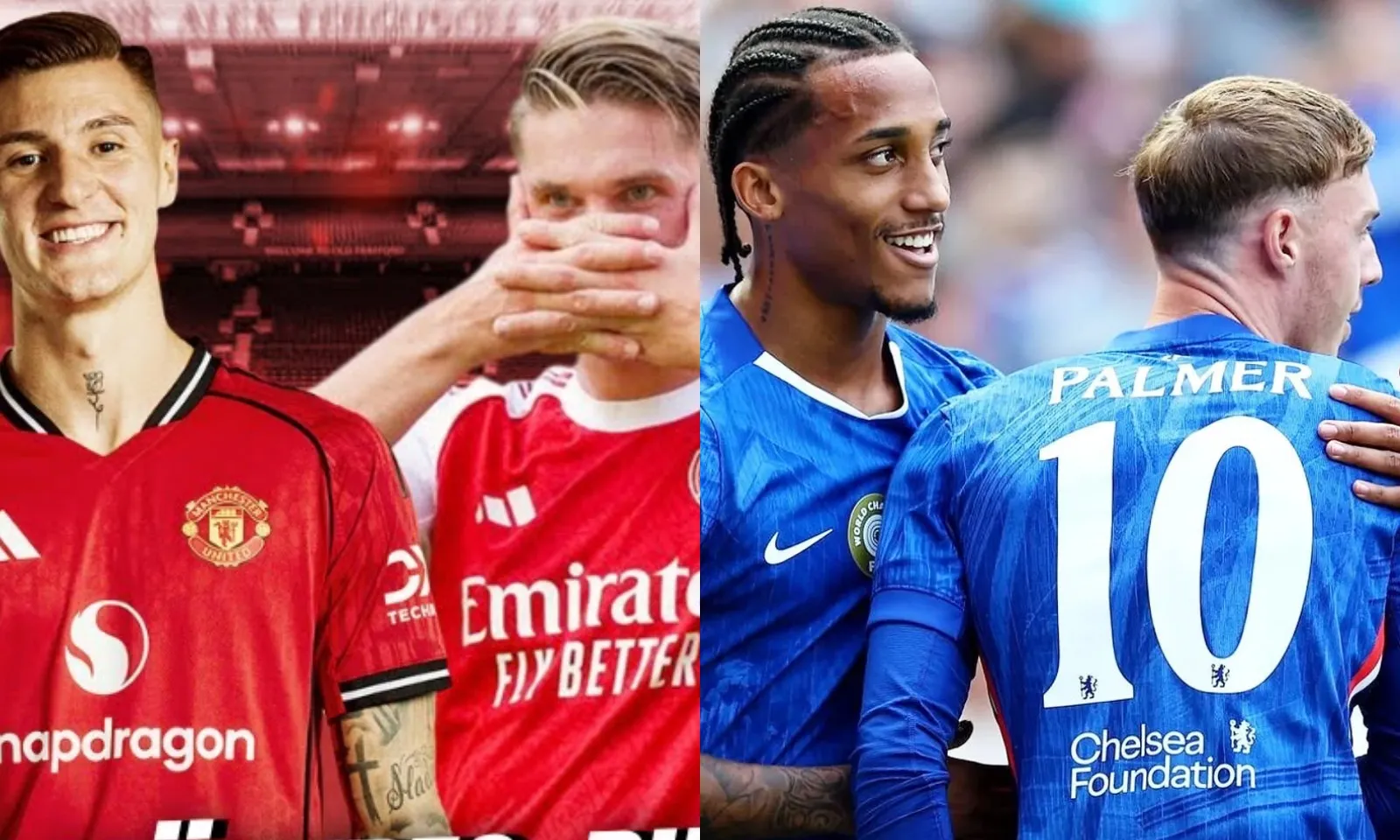 Lịch thi đấu Ngoại hạng Anh vòng 1: MU vs Arsenal | Chelsea vs Crystal Palace