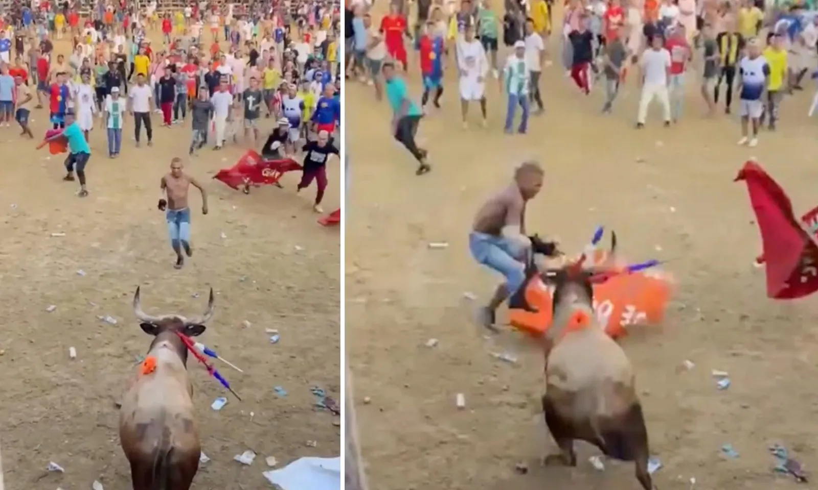 Đấu sĩ bò tót bị bò húc chết tại một lễ hội ở Colombia