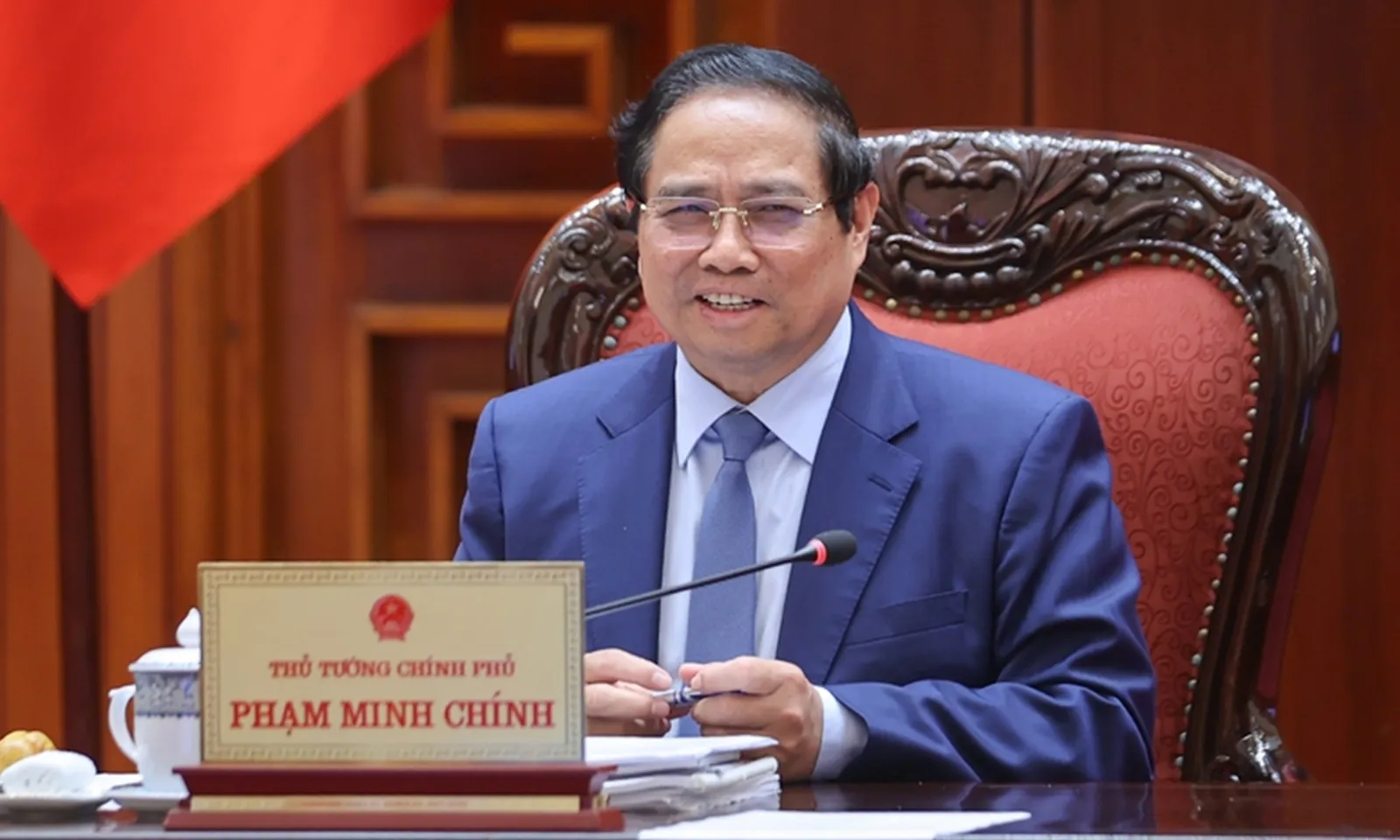 Thủ tướng làm việc với tập đoàn công nghệ vừa xuất khẩu 5.000 UAV sang Hàn Quốc