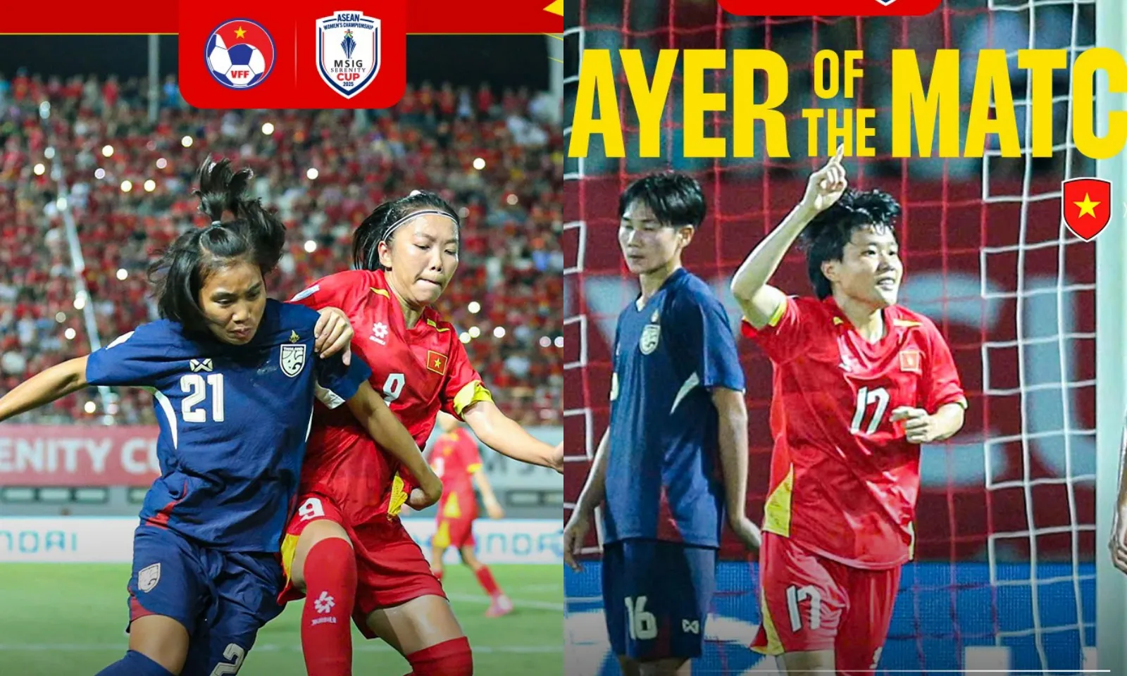 Huỳnh Như kiến tạo đẳng cấp, tuyển nữ Việt Nam bất bại 10 năm trước Thái Lan