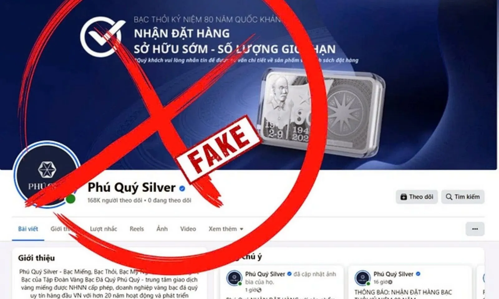 Công an Hà Nội cảnh báo chiêu lừa mới giả mạo bán bạc thỏi kỷ niệm Quốc khánh