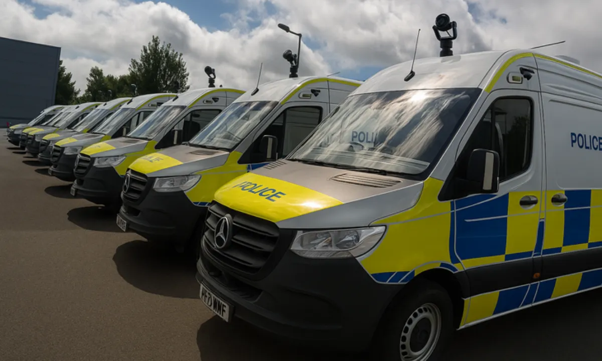 Anh triển khai xe tải gắn camera nhận diện khuôn mặt