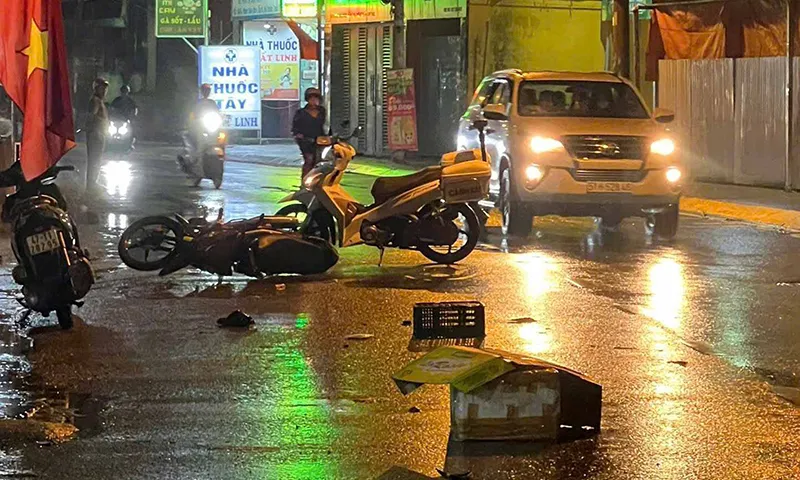 Nam sinh viên bị xe ben đụng, kéo lê tử vong thương tâm