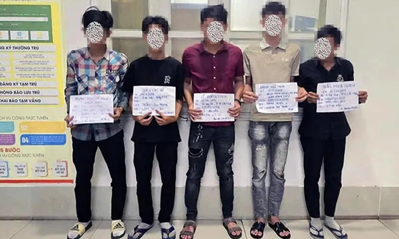 Bắt giữ nhóm thanh thiếu niên chạy xe tốc độ cao, lạng lách