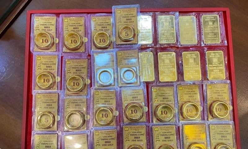 Vàng SJC tăng gần 40 triệu đồng mỗi lượng sau hơn 8 tháng