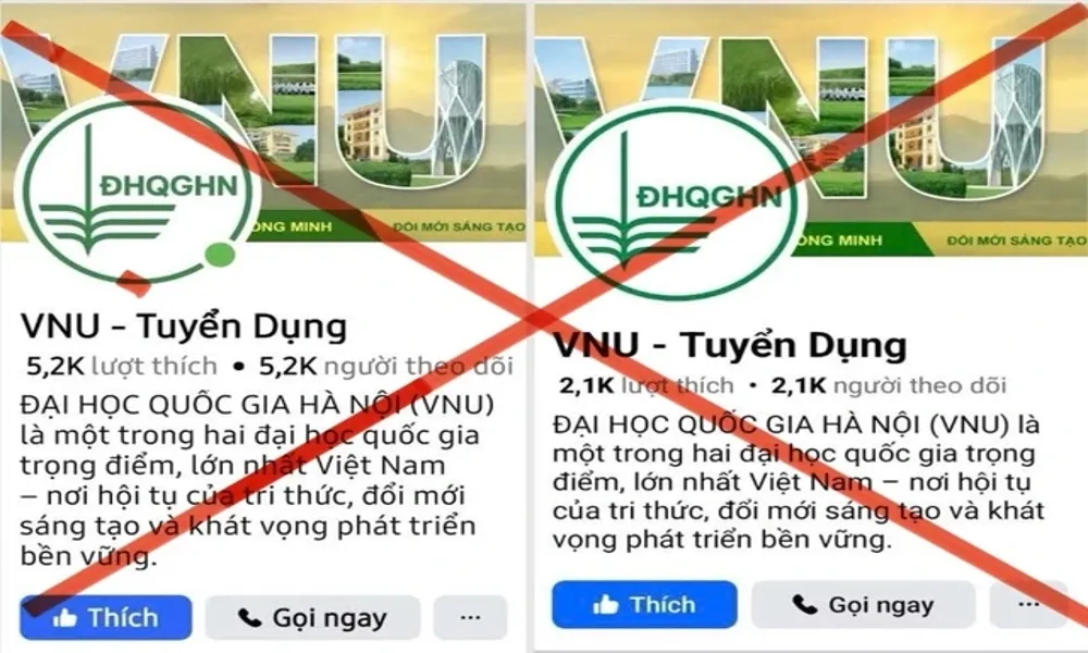Cảnh báo fanpage, website giả mạo tự xưng “Đại học Y Dược – Kênh việc làm”