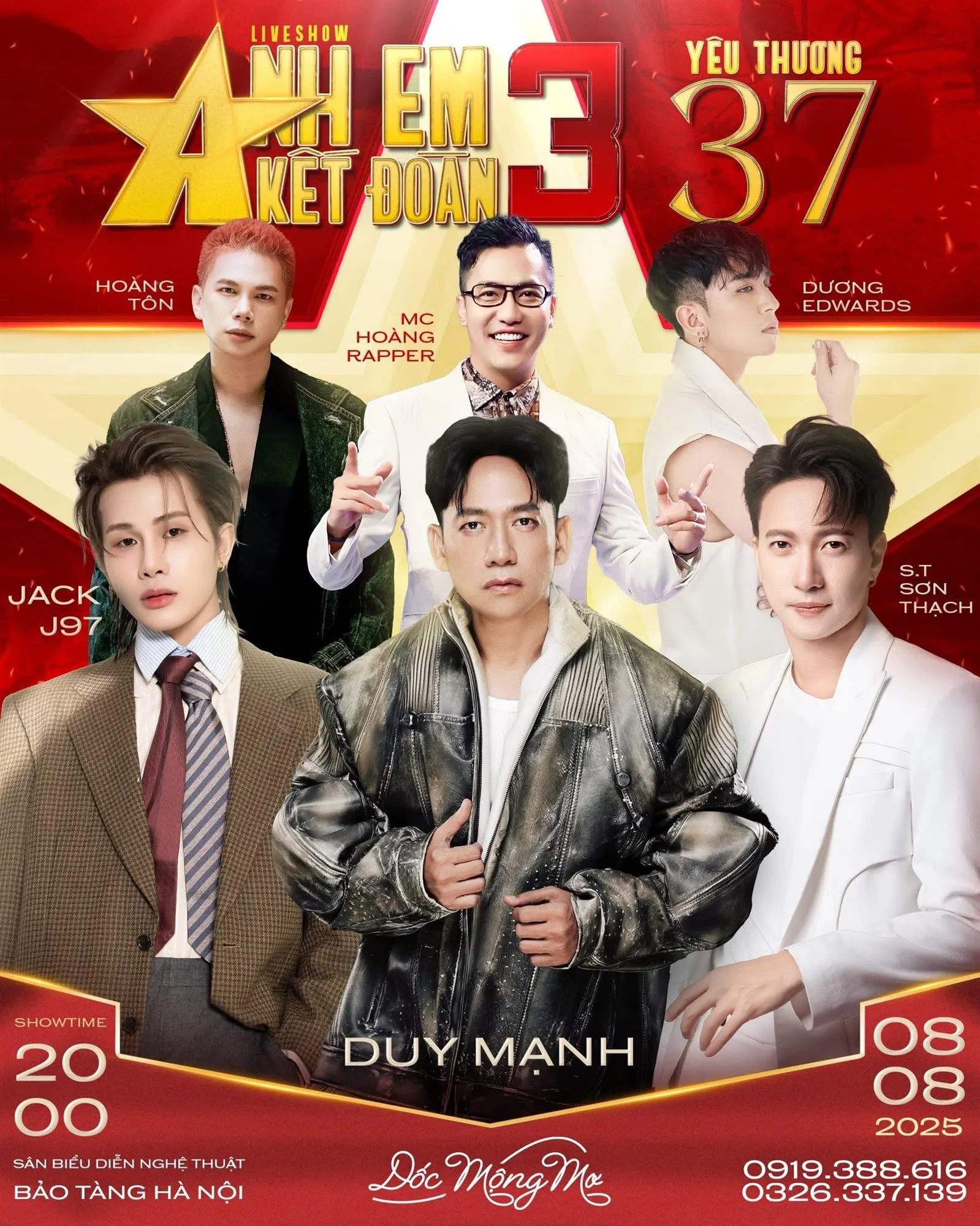 poster liveshow Anh Em Kết Đoàn