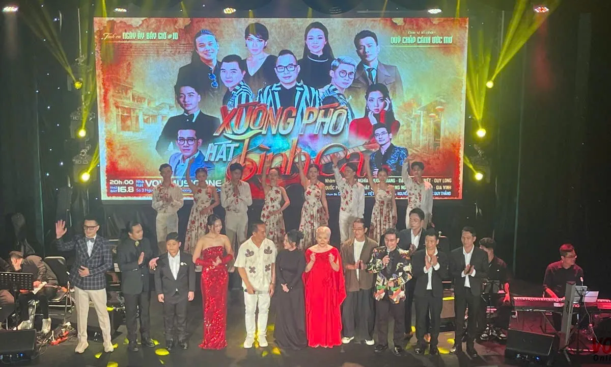 Đêm Tình ca giữa lòng Sài Gòn” – Ngọt ngào, sâu lắng, đầy cảm xúc