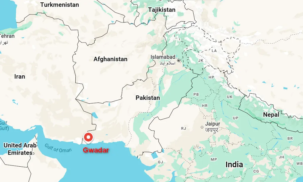 gwadar port pakistan _ Google map